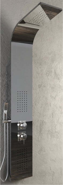 Colonna Doccia 001 Con 4 Funzioni In Acciaio Inox Getto A Cascata Cromo Lucida Fai da te/Attrezzature per cucine e bagni/Attrezzature per bagni/Docce e componenti doccia/Filtri supporti e soffioni doccia/Docce fisse Ogomondo - Martina Franca, Commerciovirtuoso.it