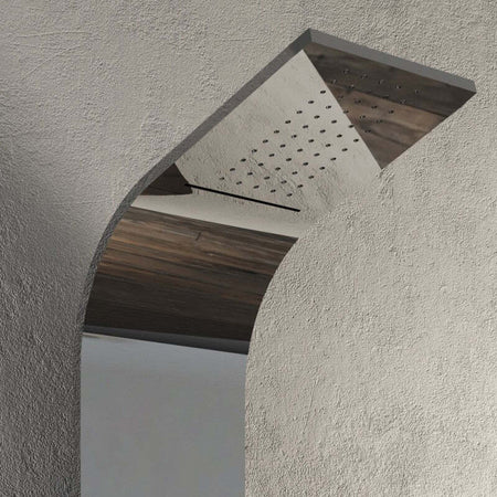 Colonna Doccia 001 Con 4 Funzioni In Acciaio Inox Getto A Cascata Cromo Lucida Fai da te/Attrezzature per cucine e bagni/Attrezzature per bagni/Docce e componenti doccia/Filtri supporti e soffioni doccia/Docce fisse Ogomondo - Martina Franca, Commerciovirtuoso.it