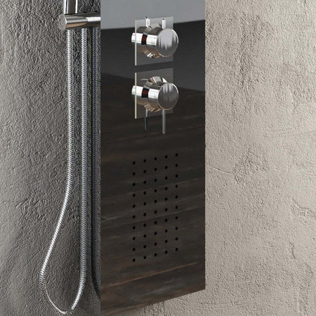 Colonna Doccia 001 Con 4 Funzioni In Acciaio Inox Getto A Cascata Cromo Lucida Fai da te/Attrezzature per cucine e bagni/Attrezzature per bagni/Docce e componenti doccia/Filtri supporti e soffioni doccia/Docce fisse Ogomondo - Martina Franca, Commerciovirtuoso.it