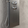 Colonna Doccia 001 Con 4 Funzioni In Acciaio Inox Getto A Cascata Spazzolata Fai da te/Attrezzature per cucine e bagni/Attrezzature per bagni/Docce e componenti doccia/Filtri supporti e soffioni doccia/Docce fisse Ogomondo - Martina Franca, Commerciovirtuoso.it