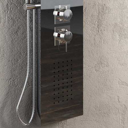 Colonna Doccia 001B 3 Funzioni Acciaio Inox 2 Bocchette Idro Lombari L20xP44xH140 Fai da te/Attrezzature per cucine e bagni/Attrezzature per bagni/Docce e componenti doccia/Filtri supporti e soffioni doccia/Docce fisse Ogomondo - Martina Franca, Commerciovirtuoso.it