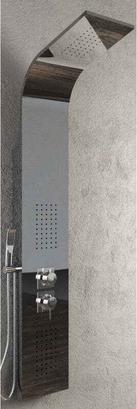 Colonna Doccia 001B Cromo Lucida  Con 3 Funzioni In Acciaio Inox Idromassaggio Fai da te/Attrezzature per cucine e bagni/Attrezzature per bagni/Docce e componenti doccia/Filtri supporti e soffioni doccia/Docce fisse Ogomondo - Martina Franca, Commerciovirtuoso.it