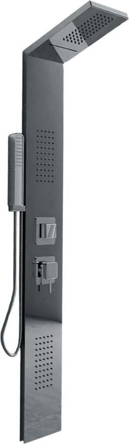 Colonna Doccia 002 4 Funzioni Acciaio Inox Getto A Cascata 2 Bocchette Idro Lombari L20xP44xH170 Fai da te/Attrezzature per cucine e bagni/Attrezzature per bagni/Docce e componenti doccia/Filtri supporti e soffioni doccia/Docce fisse Ogomondo - Martina Franca, Commerciovirtuoso.it