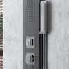 Colonna Doccia 002 4 Funzioni Acciaio Inox Getto A Cascata 2 Bocchette Idro Lombari L20xP44xH170 Fai da te/Attrezzature per cucine e bagni/Attrezzature per bagni/Docce e componenti doccia/Filtri supporti e soffioni doccia/Docce fisse Ogomondo - Martina Franca, Commerciovirtuoso.it