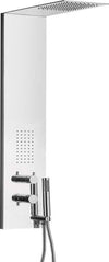 Colonna Doccia 003 3 Funzioni Acciaio Inox Bocchette Idro Lombari L20xP50xH110 Fai da te/Attrezzature per cucine e bagni/Attrezzature per bagni/Docce e componenti doccia/Filtri supporti e soffioni doccia/Docce fisse Ogomondo - Martina Franca, Commerciovirtuoso.it