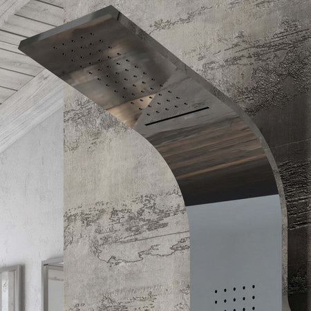 Colonna Doccia 004 Termostatica Acciaio Inox 4 Funzioni Getto A Cascata 2 Bocchette Idro Lombari L20xP44xH165 Fai da te/Attrezzature per cucine e bagni/Attrezzature per bagni/Docce e componenti doccia/Filtri supporti e soffioni doccia/Docce fisse Ogomondo - Martina Franca, Commerciovirtuoso.it