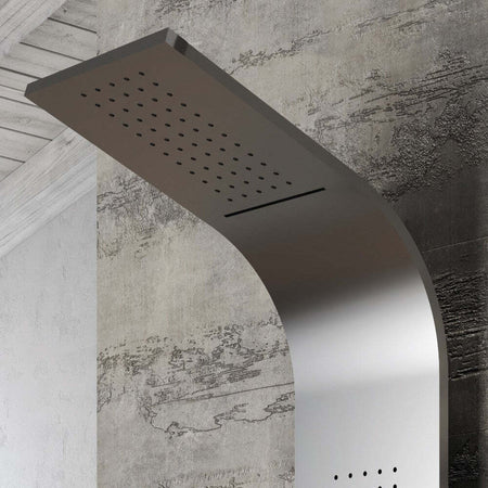 Colonna Doccia 004 Termostatica Acciaio Inox 4 Funzioni Getto A Cascata 2 Bocchette Idro Lombari L20xP44xH165 Fai da te/Attrezzature per cucine e bagni/Attrezzature per bagni/Docce e componenti doccia/Filtri supporti e soffioni doccia/Docce fisse Ogomondo - Martina Franca, Commerciovirtuoso.it