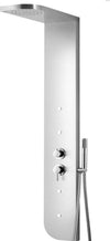 Colonna Doccia 005 Acciaio Inox 4 Funzioni Getto A Cascata 4 Bocchette Idro Lombari L20xP50xH150 Fai da te/Attrezzature per cucine e bagni/Attrezzature per bagni/Docce e componenti doccia/Filtri supporti e soffioni doccia/Docce fisse Ogomondo - Martina Franca, Commerciovirtuoso.it