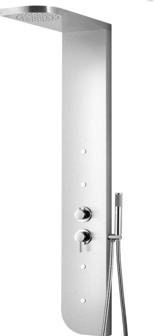 Colonna Doccia 005 Acciaio Inox 4 Funzioni Getto A Cascata 4 Bocchette Idro Lombari L20xP50xH150 Fai da te/Attrezzature per cucine e bagni/Attrezzature per bagni/Docce e componenti doccia/Filtri supporti e soffioni doccia/Docce fisse Ogomondo - Martina Franca, Commerciovirtuoso.it