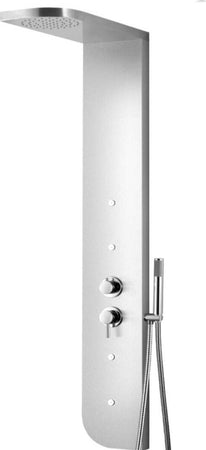 Colonna Doccia 005B Acciaio Inox 3 Funzioni 4 Bocchette Idro Lombari L20xP50xH150 Fai da te/Attrezzature per cucine e bagni/Attrezzature per bagni/Docce e componenti doccia/Filtri supporti e soffioni doccia/Docce fisse Ogomondo - Martina Franca, Commerciovirtuoso.it