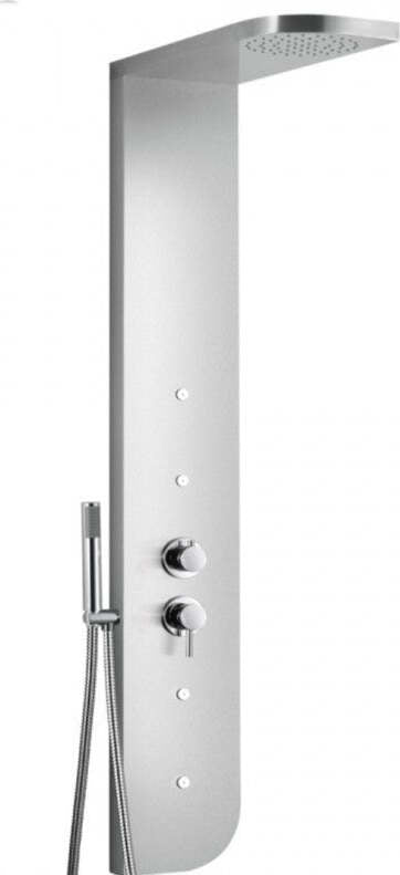 Colonna Doccia 005B Acciaio Spazzolato Con 3 Funzioni 4 Bocchette Idro Lombari H150 Fai da te/Attrezzature per cucine e bagni/Attrezzature per bagni/Docce e componenti doccia/Filtri supporti e soffioni doccia/Docce fisse Ogomondo - Martina Franca, Commerciovirtuoso.it