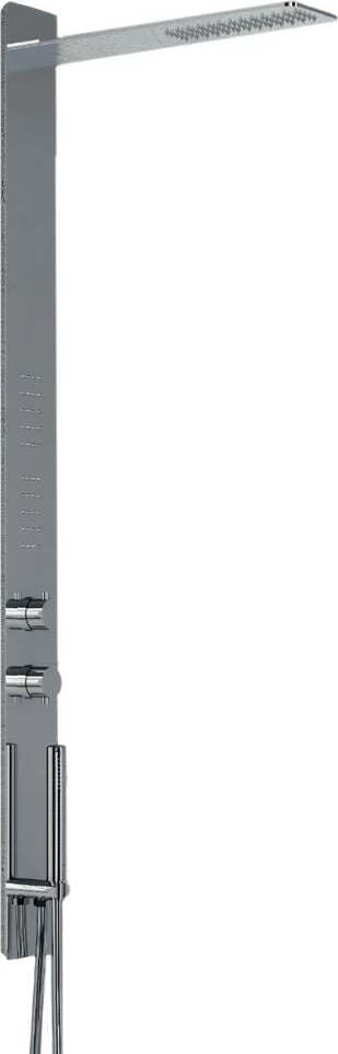 Colonna Doccia 011 Ad Incasso Acciaio Inox Lucida 3 Funzioni 2 Bocchette Idro Lombari P50xL12xH140 Fai da te/Attrezzature per cucine e bagni/Attrezzature per bagni/Docce e componenti doccia/Filtri supporti e soffioni doccia/Docce fisse Ogomondo - Martina Franca, Commerciovirtuoso.it