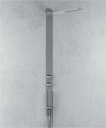 Colonna Doccia 011 Ad Incasso Acciaio Inox Lucida 3 Funzioni 2 Bocchette Idro Lombari P50xL12xH140 Fai da te/Attrezzature per cucine e bagni/Attrezzature per bagni/Docce e componenti doccia/Filtri supporti e soffioni doccia/Docce fisse Ogomondo - Martina Franca, Commerciovirtuoso.it