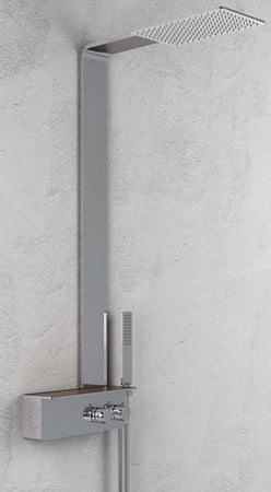 Colonna Doccia 015 Acciaio Inox Spazzolato 2 Funzioni Top Acciaio Inox L40xP42xH120 Fai da te/Attrezzature per cucine e bagni/Attrezzature per bagni/Docce e componenti doccia/Filtri supporti e soffioni doccia/Docce fisse Ogomondo - Martina Franca, Commerciovirtuoso.it