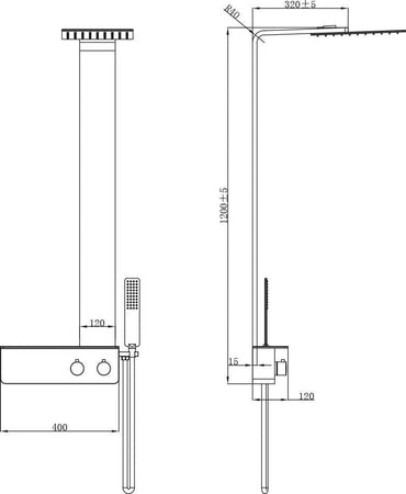 Colonna Doccia 015 Acciaio Inox Spazzolato 2 Funzioni Top Acciaio Inox L40xP42xH120 Fai da te/Attrezzature per cucine e bagni/Attrezzature per bagni/Docce e componenti doccia/Filtri supporti e soffioni doccia/Docce fisse Ogomondo - Martina Franca, Commerciovirtuoso.it