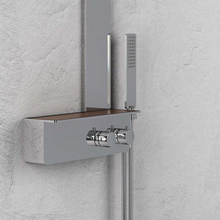 Colonna Doccia 015 Acciaio Inox Spazzolato 2 Funzioni Top Acciaio Inox L40xP42xH120 Fai da te/Attrezzature per cucine e bagni/Attrezzature per bagni/Docce e componenti doccia/Filtri supporti e soffioni doccia/Docce fisse Ogomondo - Martina Franca, Commerciovirtuoso.it