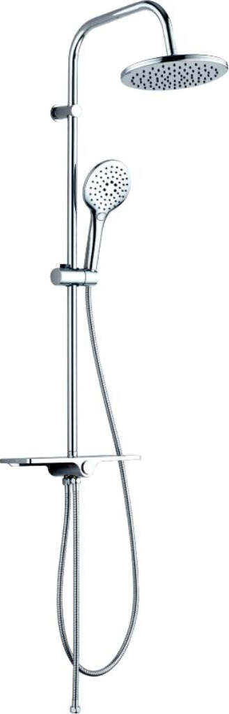 Colonna Doccia Attrezzata 008 Ottone Cromato 2 Funzioni Soffione Doccetta Tondo Casa e cucina/Bagno/Accessori per il bagno/Accessori per il WC/Sedili WC Ogomondo - Martina Franca, Commerciovirtuoso.it