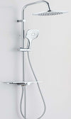 Colonna Doccia Attrezzata 009 Ottone Cromato 2 Funzioni Soffione Doccetta Quadro Fai da te/Attrezzature per cucine e bagni/Attrezzature per bagni/Docce e componenti doccia/Filtri supporti e soffioni doccia/Docce fisse Ogomondo - Martina Franca, Commerciovirtuoso.it