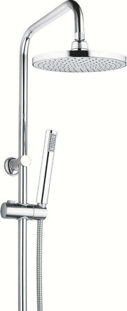 Colonna Doccia Attrezzata 025 Ottone Cromato Soffione Tondo Doccetta Fai da te/Attrezzature per cucine e bagni/Attrezzature per bagni/Docce e componenti doccia/Filtri supporti e soffioni doccia/Docce fisse Ogomondo - Martina Franca, Commerciovirtuoso.it