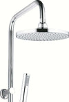 Colonna Doccia Attrezzata 025 Ottone Cromato Soffione Tondo Doccetta Fai da te/Attrezzature per cucine e bagni/Attrezzature per bagni/Docce e componenti doccia/Filtri supporti e soffioni doccia/Docce fisse Ogomondo - Martina Franca, Commerciovirtuoso.it