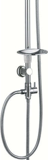 Colonna Doccia Attrezzata 025 Ottone Cromato Soffione Tondo Doccetta Fai da te/Attrezzature per cucine e bagni/Attrezzature per bagni/Docce e componenti doccia/Filtri supporti e soffioni doccia/Docce fisse Ogomondo - Martina Franca, Commerciovirtuoso.it