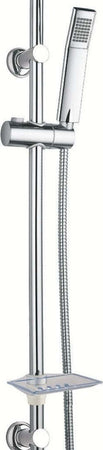 Colonna Doccia Attrezzata 026 Ottone Cromato Soffione Quadro Doccetta Fai da te/Attrezzature per cucine e bagni/Attrezzature per bagni/Docce e componenti doccia/Filtri supporti e soffioni doccia/Docce fisse Ogomondo - Martina Franca, Commerciovirtuoso.it