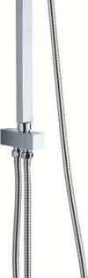 Colonna Doccia Attrezzata Acciaio Inox Cromato Soffione Quadro Doccetta Fai da te/Attrezzature per cucine e bagni/Attrezzature per bagni/Docce e componenti doccia/Filtri supporti e soffioni doccia/Docce fisse Ogomondo - Martina Franca, Commerciovirtuoso.it