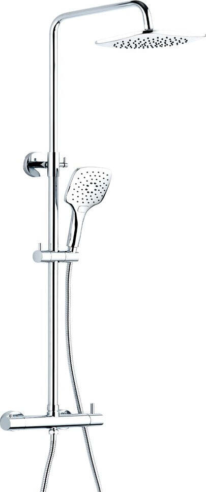 Colonna Doccia Attrezzata Mix Ottone Cromato 2 Funzioni Fai da te/Attrezzature per cucine e bagni/Attrezzature per bagni/Docce e componenti doccia/Filtri supporti e soffioni doccia/Docce fisse Ogomondo - Martina Franca, Commerciovirtuoso.it