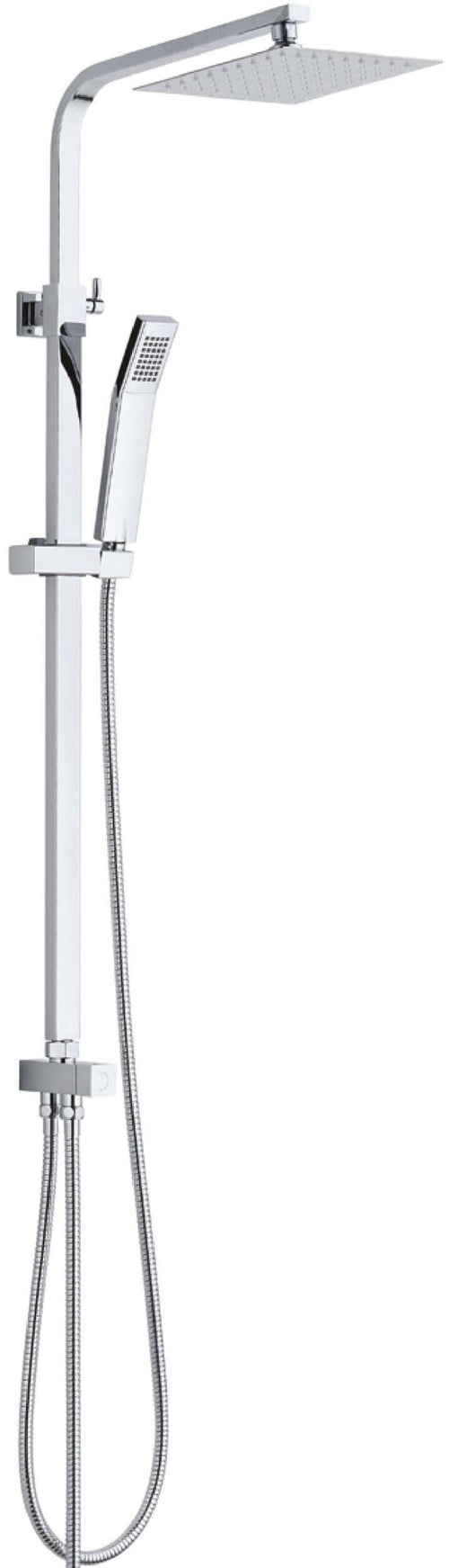 Colonna doccia completa stile quadrato in ottone