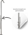 Colonna-doccia-da-esterno-Leccio-a-pavimento-inox-spazzolato-acqua-calda-e-fredda