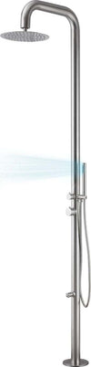 Colonna-doccia-Ginepro-da-esterno-con-lava-piedi-a-pavimento-acciaio-inox