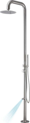 Colonna-doccia-Ginepro-da-esterno-con-lava-piedi-a-pavimento-acciaio-inox
