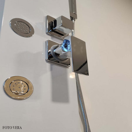 Colonna-Doccia-Idromassaggio-acciaio-Bianco-Zaffiro