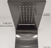 Colonna-Doccia-Idromassaggio-acciaio-spazzolato-Nero-Zaffiro
