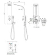Colonna Doccia Idromassaggio Con Cascata - Senna