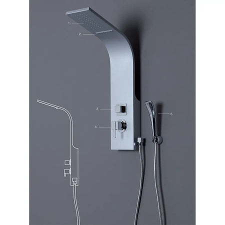 Colonna Doccia Idromassaggio Con Cascata - Senna