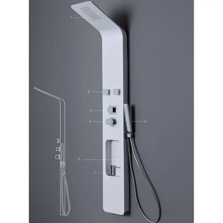 Colonna Doccia Idromassaggio Con Dispenser - Loira