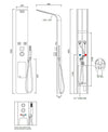 Colonna Doccia Idromassaggio Con Dispenser - Loira