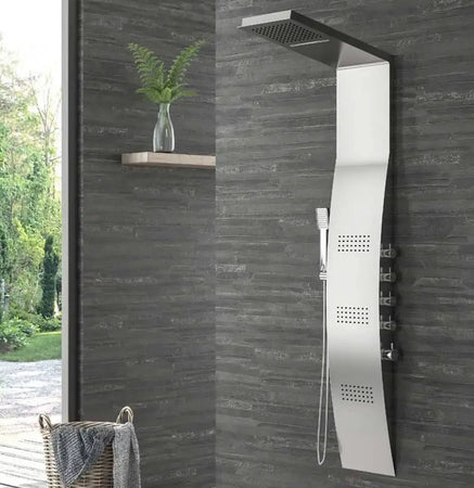 Colonna Doccia Idromassaggio Termostatica Con Cascata