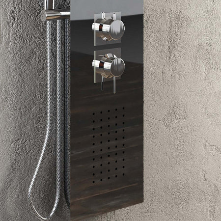 Colonna Doccia Jungle 4 Funzioni Acciaio Inox Anticalcare Getto A Cascata Fai da te/Attrezzature per cucine e bagni/Attrezzature per bagni/Docce e componenti doccia/Filtri supporti e soffioni doccia/Docce fisse Ogomondo - Martina Franca, Commerciovirtuoso.it