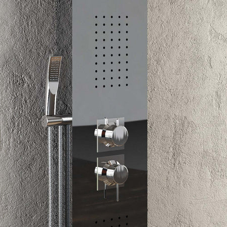 Colonna Doccia Jungle 4 Funzioni Acciaio Inox Anticalcare Getto A Cascata Fai da te/Attrezzature per cucine e bagni/Attrezzature per bagni/Docce e componenti doccia/Filtri supporti e soffioni doccia/Docce fisse Ogomondo - Martina Franca, Commerciovirtuoso.it
