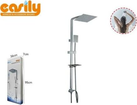 Colonna-doccia-kit-saliscendi-con-soffione-fisso-doccetta-multigetto-portasapone