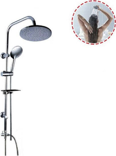 Colonna-Doccia-Kit-Saliscendi-Soffione-Fisso-Doccetta-Multigetto-69128-Portasapone