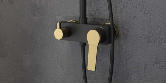 Colonna Doccia Termostatica Nero e Bronze Fai da te/Attrezzature per cucine e bagni/Attrezzature per bagni/Rubinetti per docce e vasche da bagno e parti/Rubinetti per doccia Shopbagno.it - Roma, Commerciovirtuoso.it