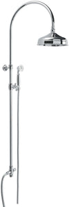 Colonna doccia vintage stile antico, completa
