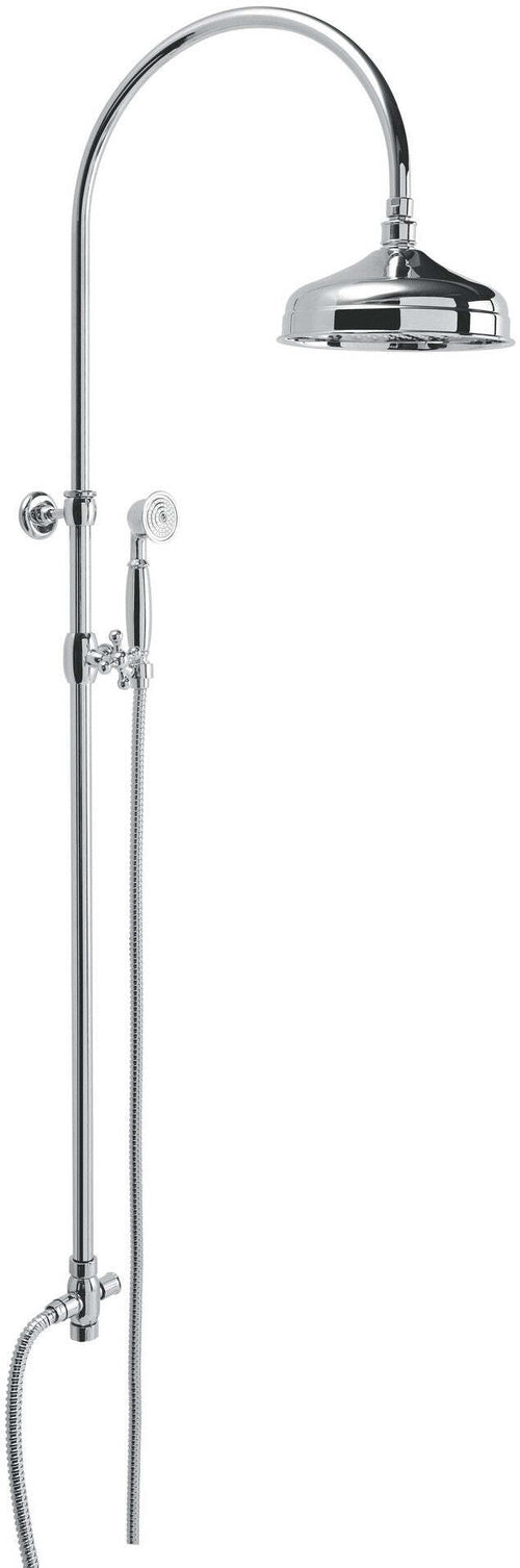 Colonna doccia vintage stile antico, completa