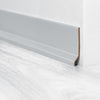Battiscopa in resina Easy Light per pavimenti laminati o Parquet Made in Italy
