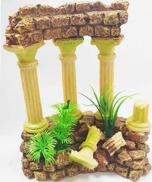 COLONNA ROMANA COLONNE ROCCIOSA 15x11x15CM ORNAMENTO ACQUARI DECORAZIONI PIETRA Prodotti per animali domestici/Pesci e animali d'acqua/Arredo per acquario/Oggetti Trade Shop italia - Napoli, Commerciovirtuoso.it