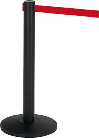 Colonnina segnapercorso Alfa nera - altezza 95 cm - nastro retrattile rosso da 200 cm - Medial International [multipack] 2 pezzi Fai da te/Sicurezza e protezione/Attrezzature per sicurezza sul lavoro/Apparecchiature anticaduta/Corde e cordoni di contenimento Eurocartuccia - Pavullo, Commerciovirtuoso.it