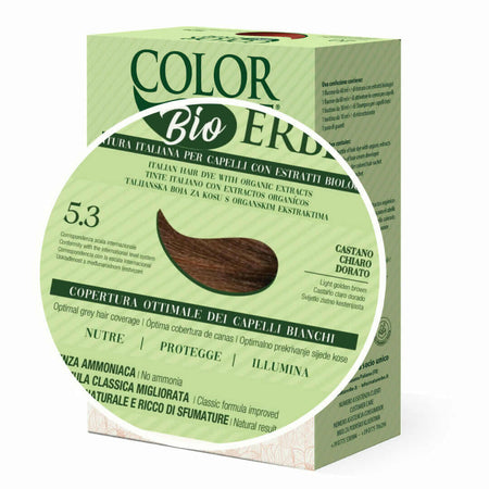 Tintura COLOR ERBE Bio Castano Chiaro Dorato (5.3)